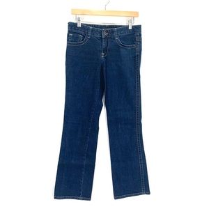 Calvin Klein Dark Wash Mid Rise Lean Boot Jeans Size 4